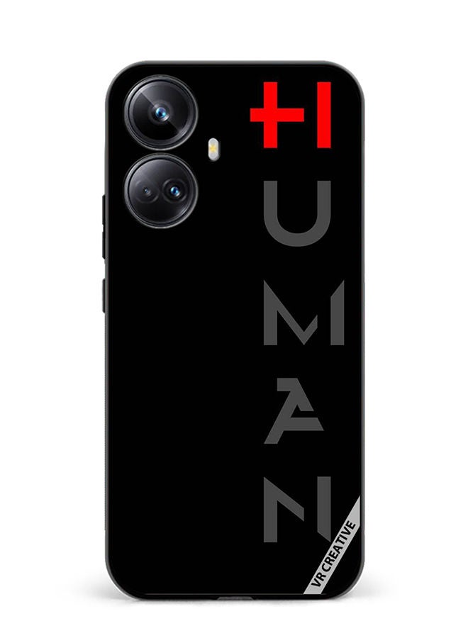 VR CREATIVE Protective Case Cover For Realme 10 Pro Plus Black Design Multicolour - Image 1