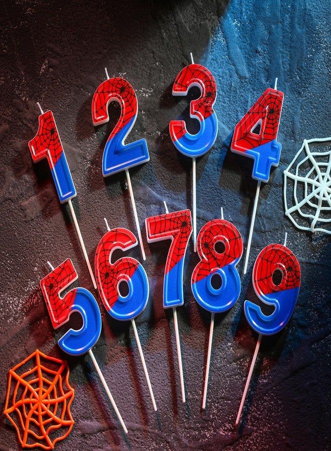 PHD CAKE 2.76 Inch Number 2 Fun Spider Birthday Candles, Spider Number Candles, Cake Number Candles, Party Celebration - Image 3