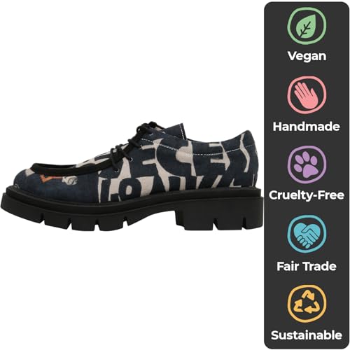 DOGO Platform Loafers for Women - Handmade and Vegan Leather Penny Loafers for Women, Supper Design, Size 6 - Image 5