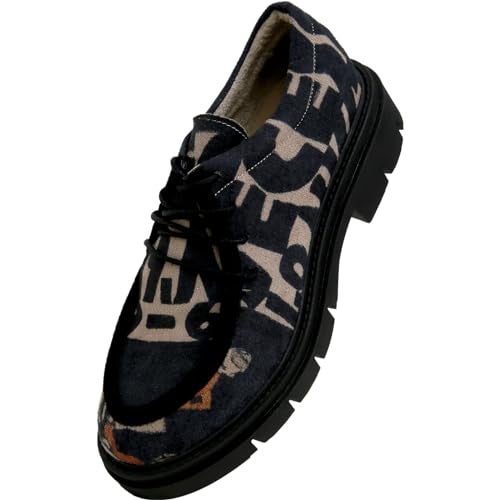 DOGO Platform Loafers for Women - Handmade and Vegan Leather Penny Loafers for Women, Supper Design, Size 6 - Image 3