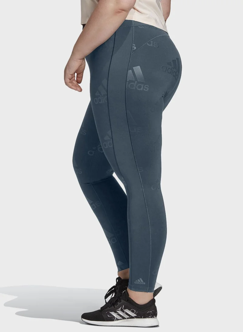 Adidas Glam On Graphic Tights