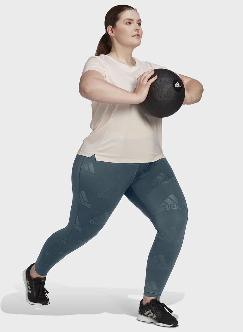 Adidas Glam On Graphic Tights