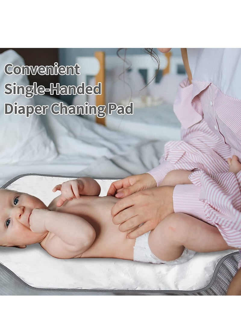 Y&D Baby Changing Pad Multifunctional Newborn Bag with Wipes Pocket Waterproof Portable Travel Infant Diaper Mat Compact Kit for Mom Dad Shower Gifts  - Image 5