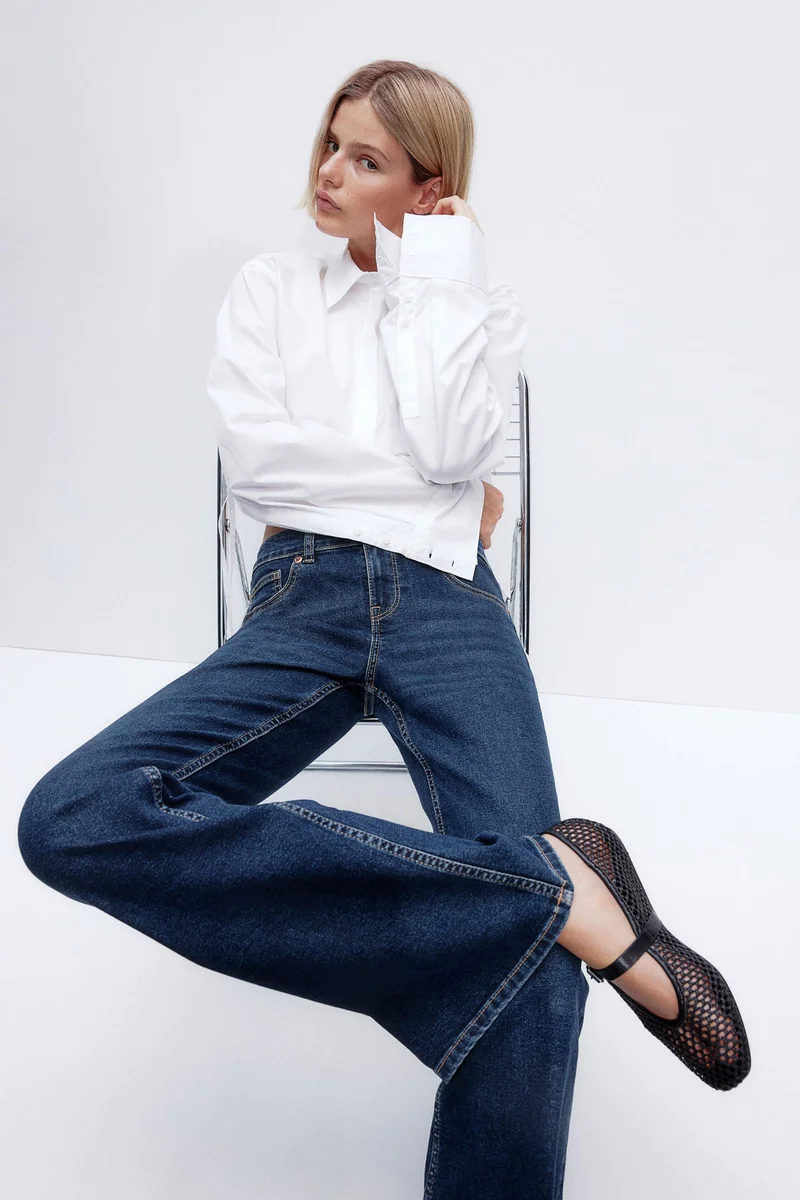 H&M Flared Low Jeans