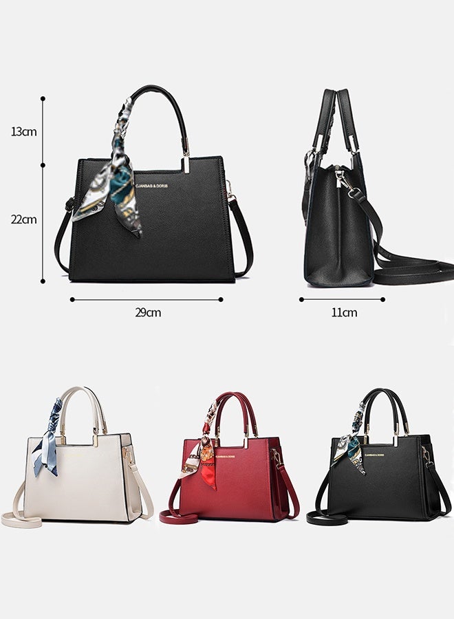 Handbags Purses for Women, PU Leather Tote Purse, Designer Handbag Shoulder Bag Top Handle Satchel Bags - Image 5