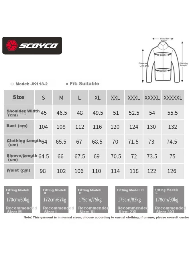 Scoyco Motorcycle Summer Riding Suit, Ce Protective Anti-fall Motorcycle Jacket, Ventilated Breathable All-season Daily Commute Motorbike Gear - Image 3