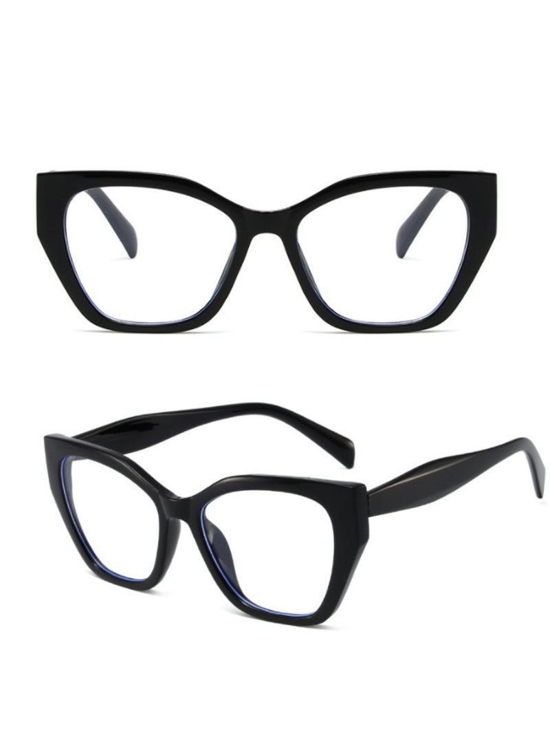 Urban Utility Blue Light Blocking Optical Eyeglasses - Stylish Butterfly Frames, Clear Lens, Polarized. Top-rated Bluelight Protection for Reading, Work, & Screen Time. Vintage-Inspired, Lightweight Design. - Image 2