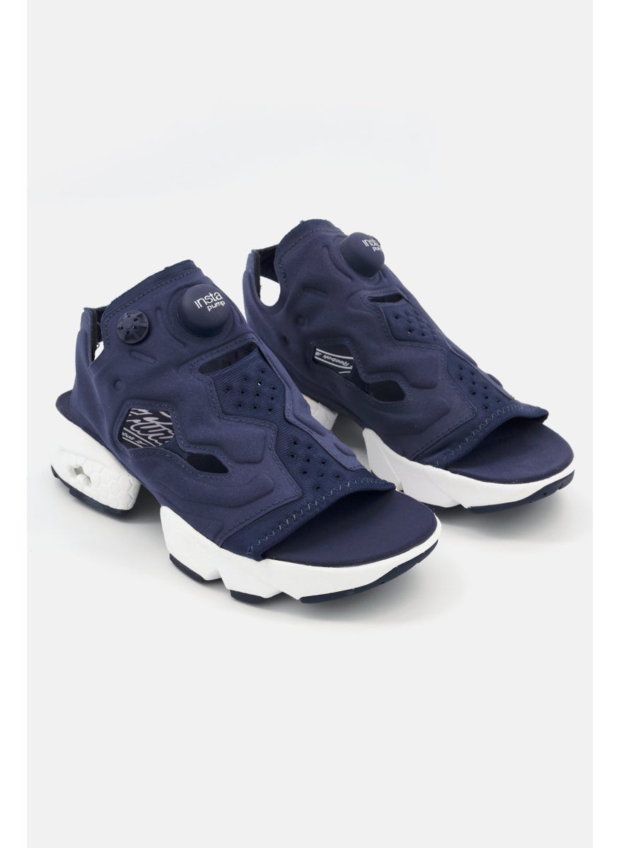 Reebok Men Insta Pump Fury  Slip On Sandals, Navy  - Image 1