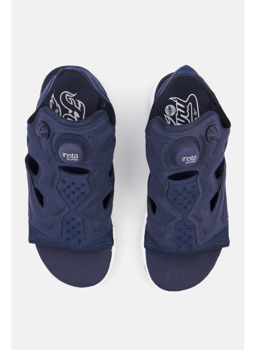 Reebok Men Insta Pump Fury  Slip On Sandals, Navy  - Image 4