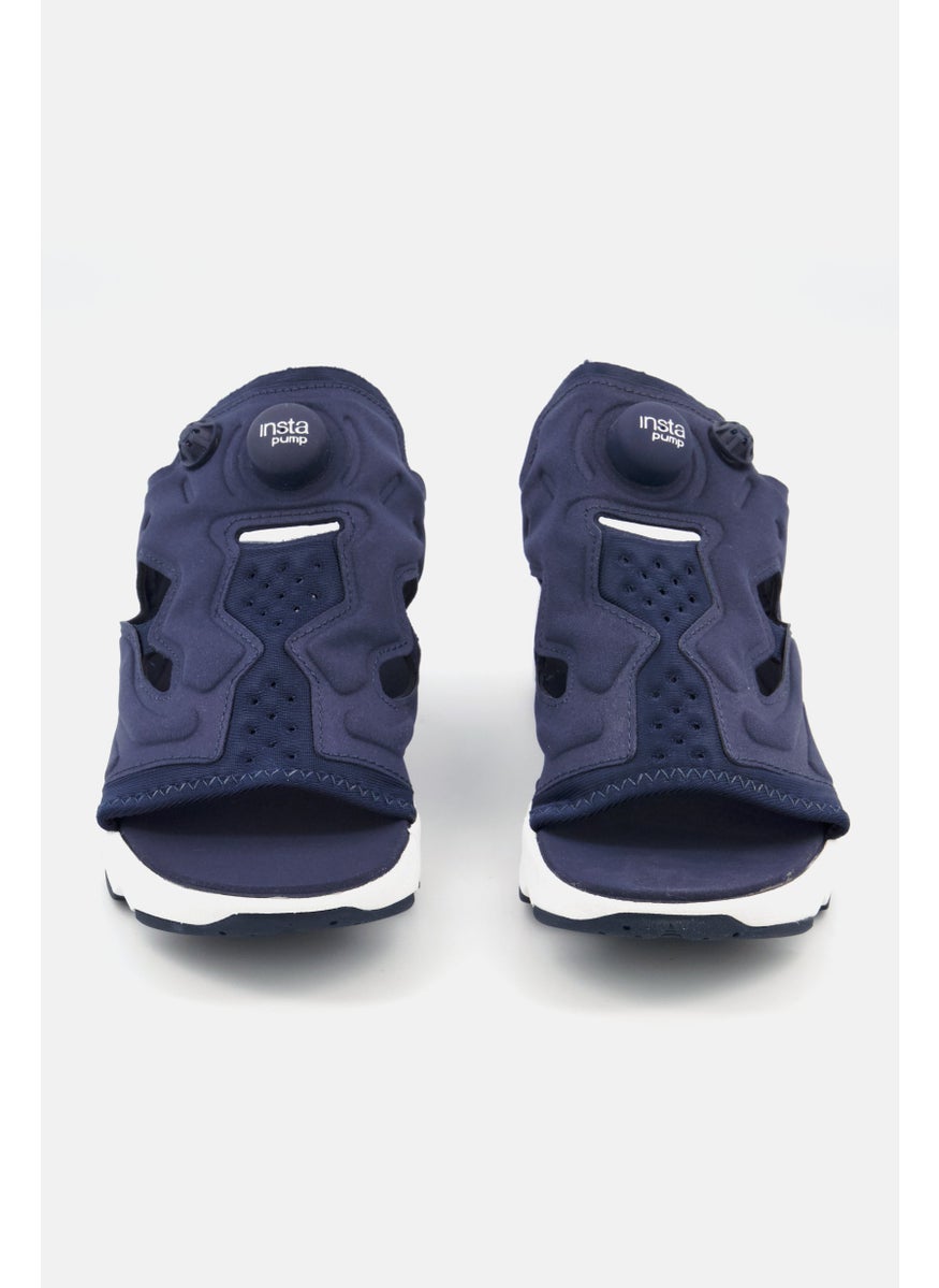 Reebok Men Insta Pump Fury  Slip On Sandals, Navy  - Image 3