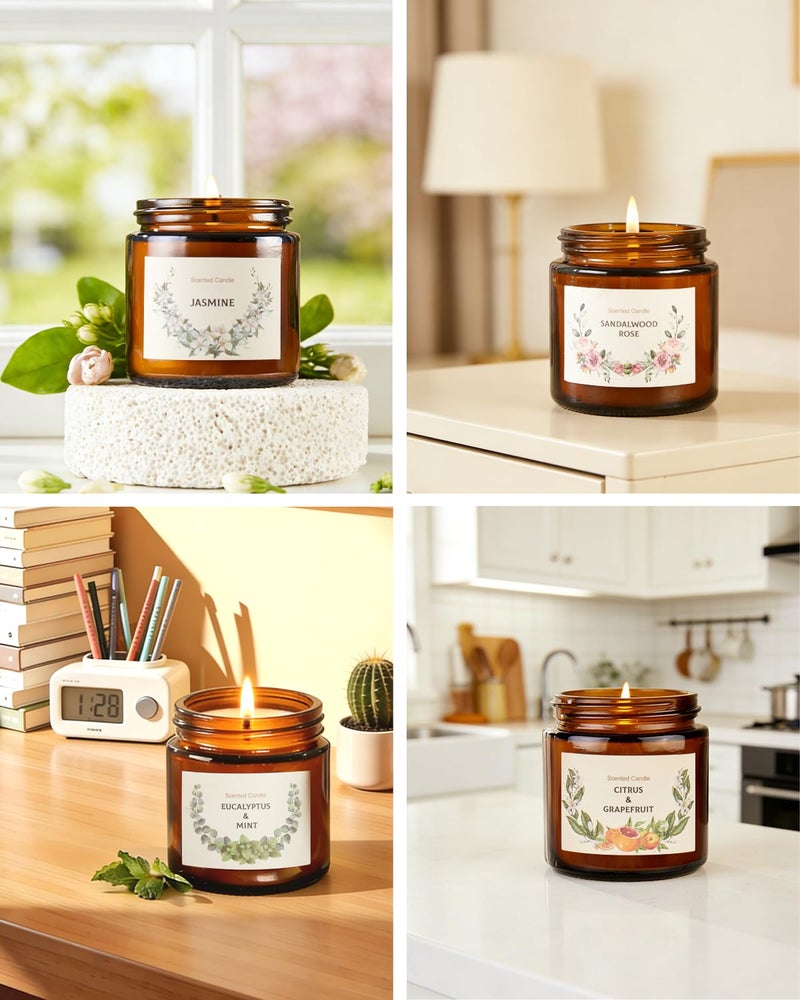 YINUO LIGHT Scented Candles Set for Women, Soy Wax Candle 10 Pack, Long Lasting Aromatherapy Candles Gifts for Home, Birthday, Motherâ€™s Day, Thanksgiving & Holidays - Image 5