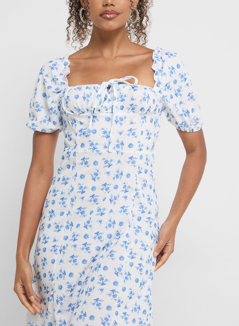 جينجر فستان بطبعة زهور - Image 3