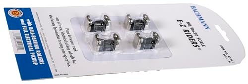 Bachmann Trains E-Z RIDERS™ with BALL-BEARING ROLLERS - 4/pk - For Use with HO or On30 Scale - Image 5