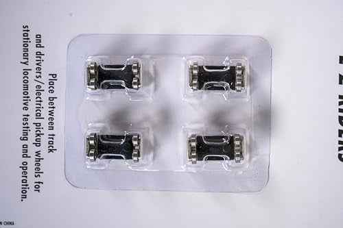 Bachmann Trains E-Z RIDERS™ with BALL-BEARING ROLLERS - 4/pk - For Use with HO or On30 Scale - Image 4