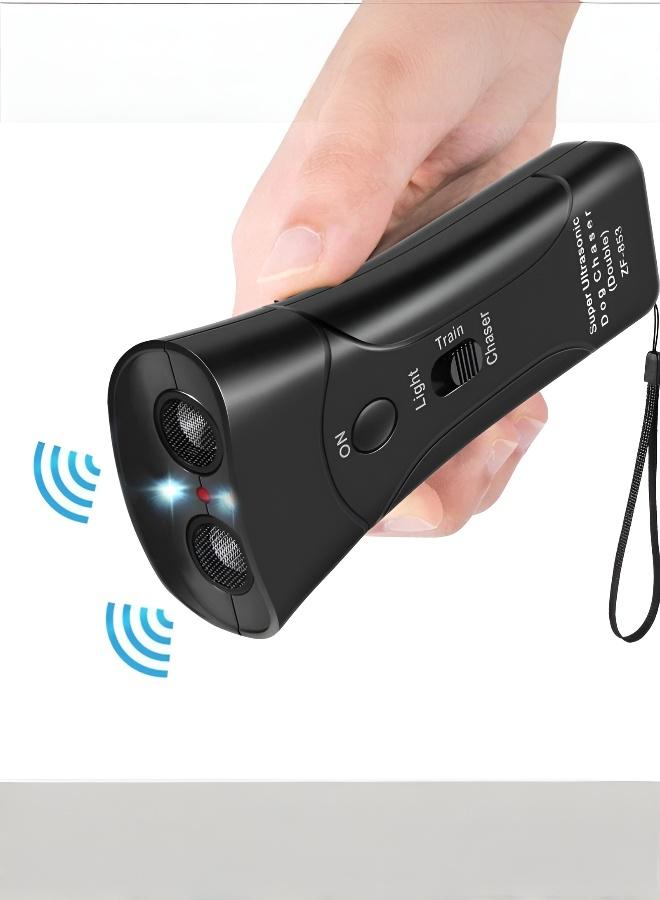 Ultrasonic Handheld Dog Repeller with LED Flashlight - Image 2