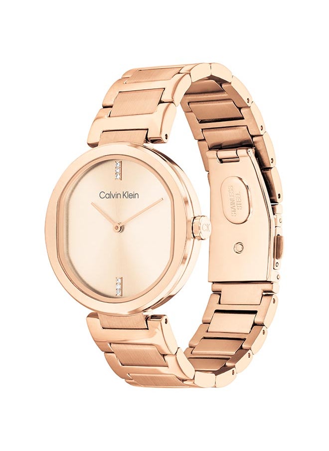 CALVIN KLEIN - Women's Analog Round Shape Stainless Steel Wrist Watch 25200431 - 36 Mm - Image 1