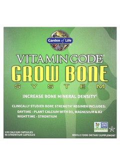 Garden of Life Garden of Life, Vitamin Code, Grow Bone System, 2 Bottles  - Image 1