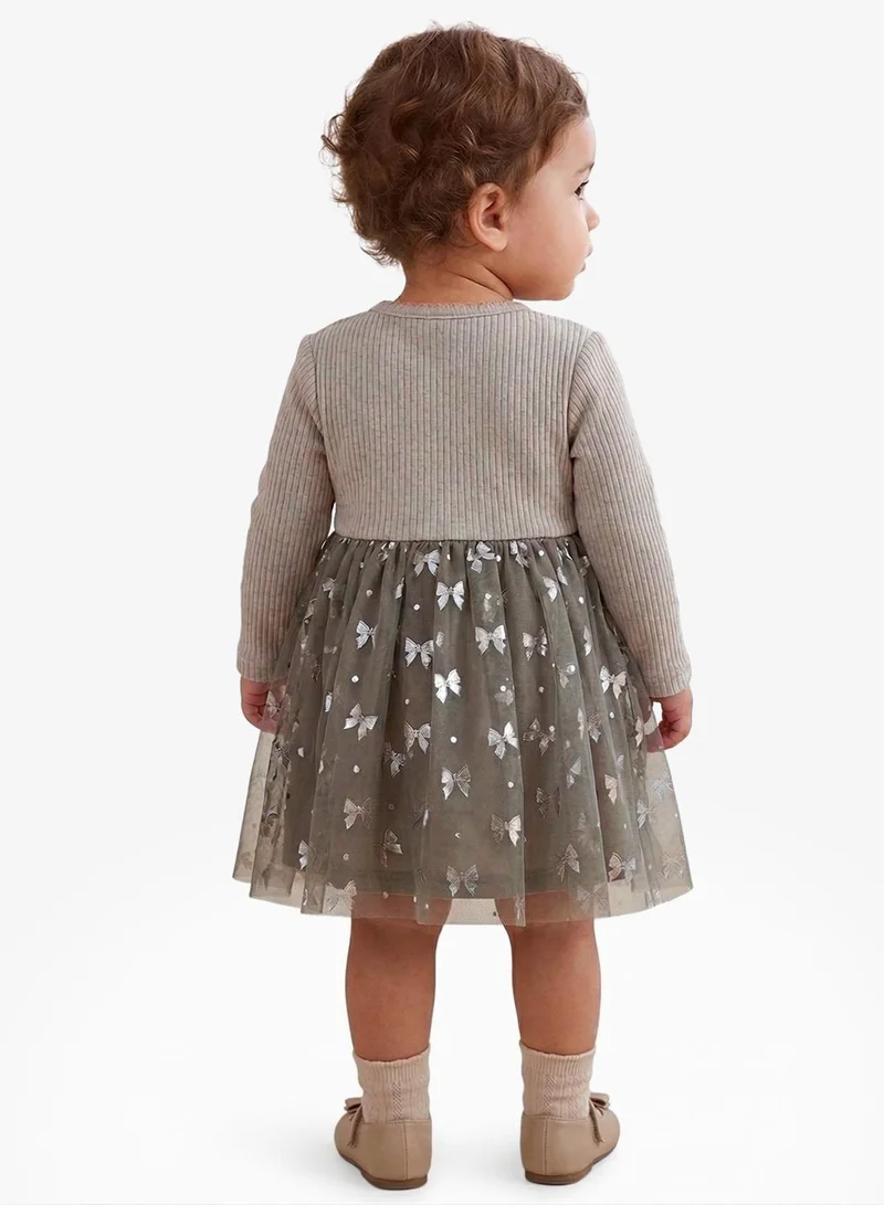 نيم ات فستان أطفال فرو سالي ميني