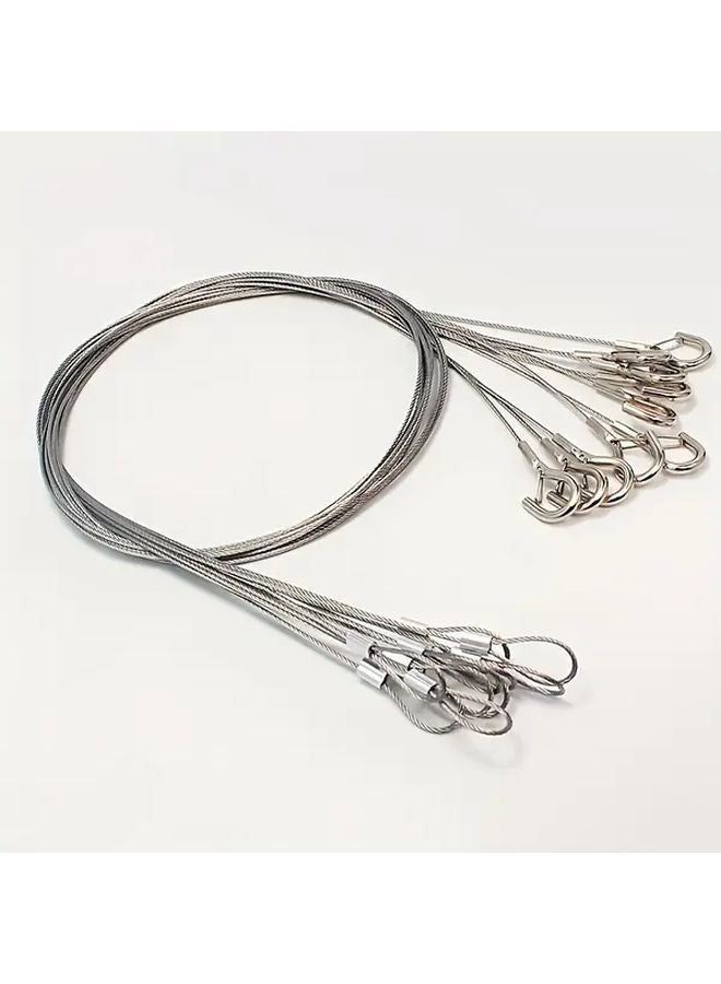 10 Pcs Stainless Steel S Hooks Heavy Duty Industrial Hanging Hooks For Lights Decor - Image 2