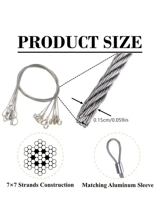 10 Pcs Stainless Steel S Hooks Heavy Duty Industrial Hanging Hooks For Lights Decor - Image 4