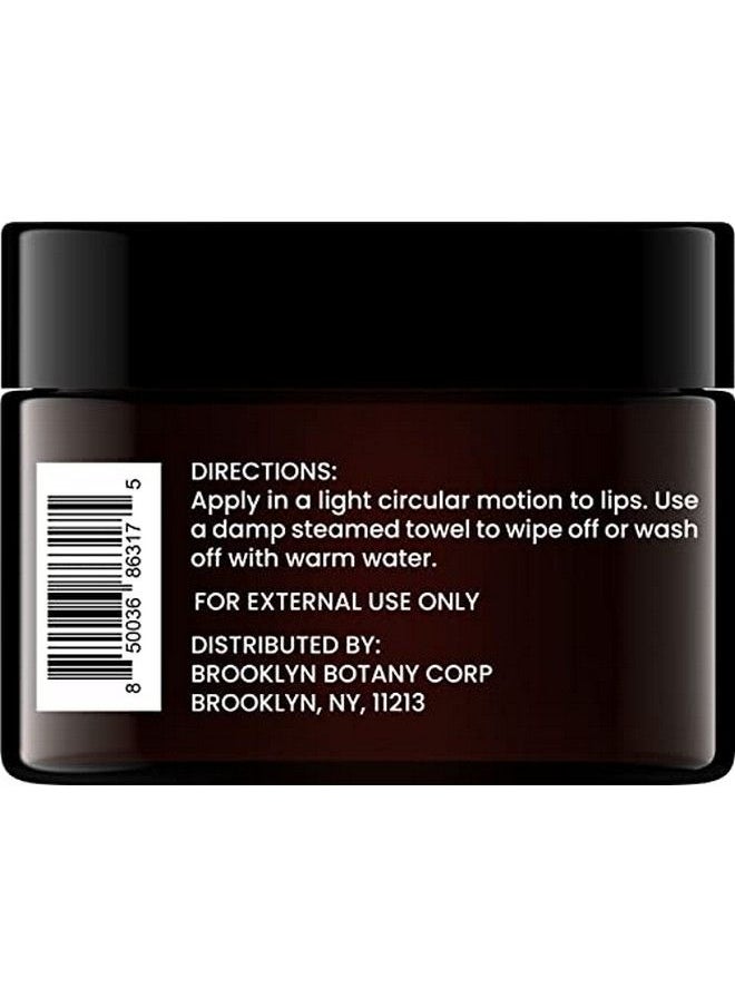 Brooklyn Botany - Lip Scrub Exfoliator 1 Oz Lip Moisturizer For Dry Lips And Chapped Lips Gentle Lip Exfoliator For Smooth And Brighter Lips Vanilla Flavor - Image 1