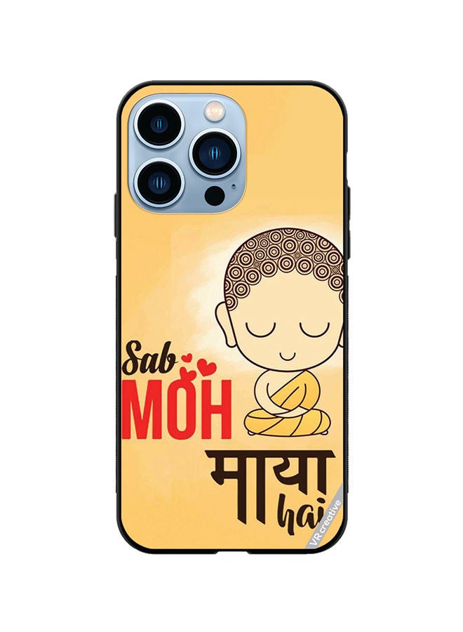 VR CREATIVE Protective Case Cover For Apple iPhone 13 Pro Sab Moh Maya Hai Design Multicolour - Image 1