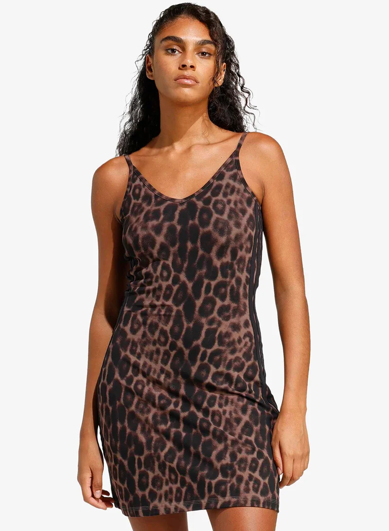 اديداس Essential 3 Stripe Printed Dress