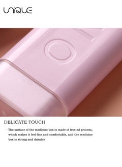 Unique 3 Packs Travel Pill Organizer 3 Times a Day Pill Box Organizer for Pills Vitamin Fish Oil Supplements, Matte Surface, Sealed and Waterproof  - Image 4