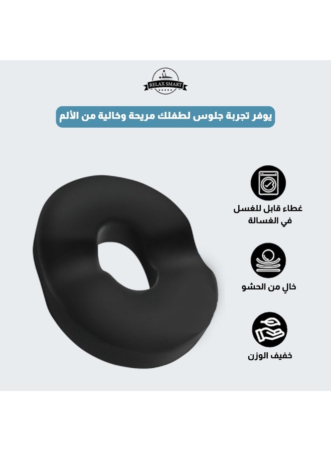 ريلاكس سمارت وسادة مقعد إسفنجية ميموري فوم جل تبريد للجلوس وسادة مقعد للتدليك  وسادة مضادة للبواسير تقويم الظهر وسادة عظم العصعص المريحة وسادة مقعد كرسي المكتب والسيارة - Image 5