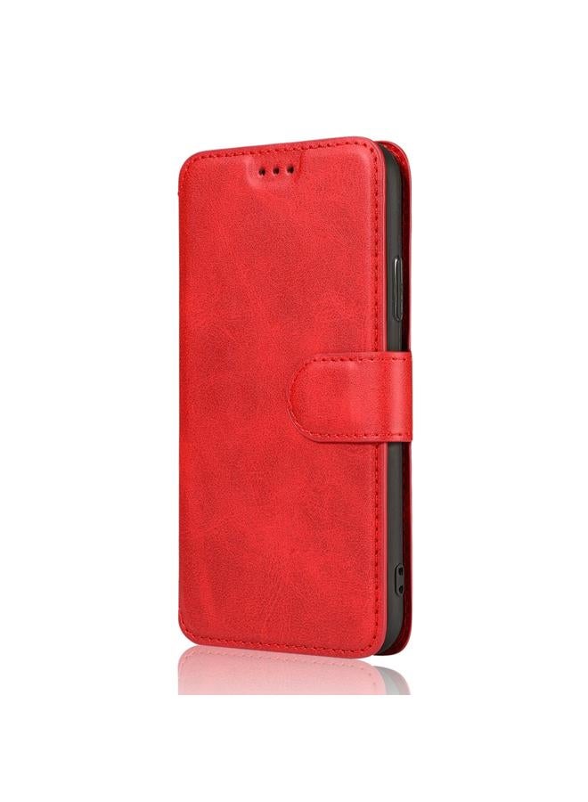 اس-توب جراب لهاتف iPhone XS Max مصنوع من جلد العجل مع مشبك مغناطيسي وغطاء جلدي أفقي قابل للطي مع حامل وفتحات للبطاقات ومحفظة وإطار للصور - Image 2