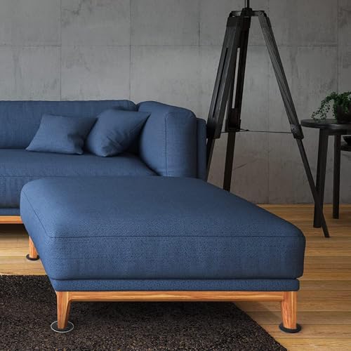 Super Sliders 3-1/2 Inch Round Felt Furniture Sliders for Hardwood Move Items Easily While Protecting Flooring from Scratches, 4 Pacl, Linen (4713495K) - Image 2