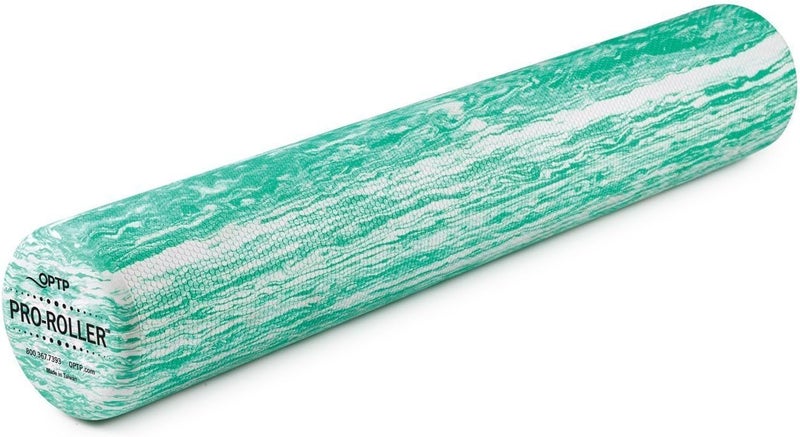 OPTP PRO-ROLLER Standard Density Foam Roller - Durable Roller for Back Massage, Deep Tissue Foam Roller Exercises, Stretching, Fitness, Yoga and Pilates - 36 Inches by 6 Inches, Green - Image 4