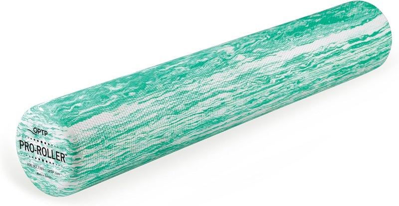 OPTP PRO-ROLLER Standard Density Foam Roller - Durable Roller for Back Massage, Deep Tissue Foam Roller Exercises, Stretching, Fitness, Yoga and Pilates - 36 Inches by 6 Inches, Green - Image 1