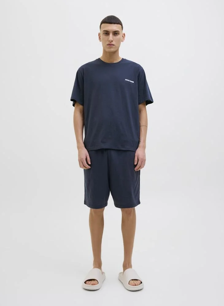 جاك اند جونز Jaceverest Ss Tee & Shorts Set