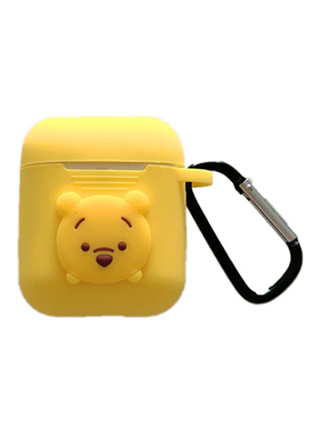 Cartoon Pattern Protective Charging Case Cover With For Apple AirPods 1/2 Yellow - Image 1