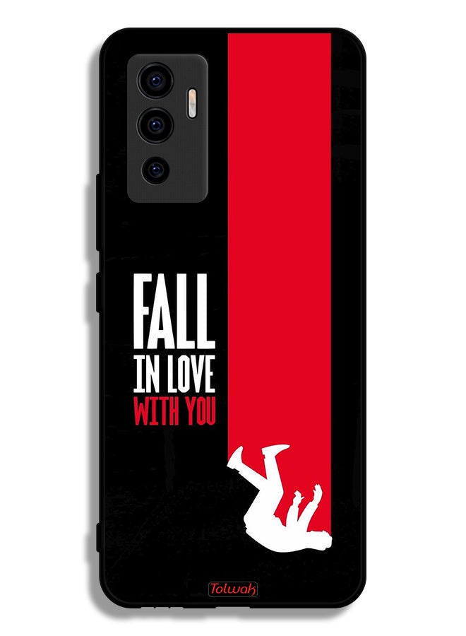 Tolwak Vivo S10e 5G Protective Case Cover Fall In Love With You - Image 2