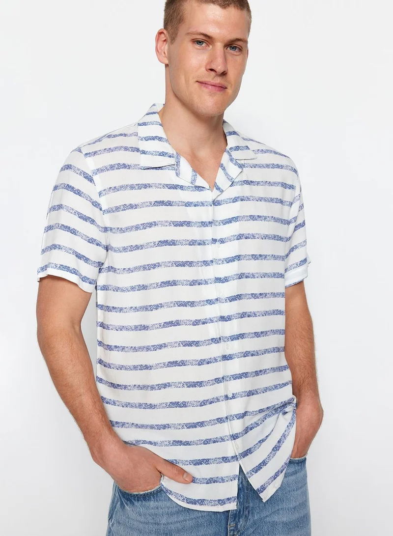 trendyol Horizontal Stripe Regular Fit Shirt