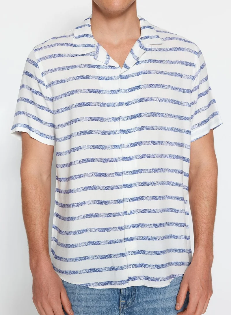 trendyol Horizontal Stripe Regular Fit Shirt