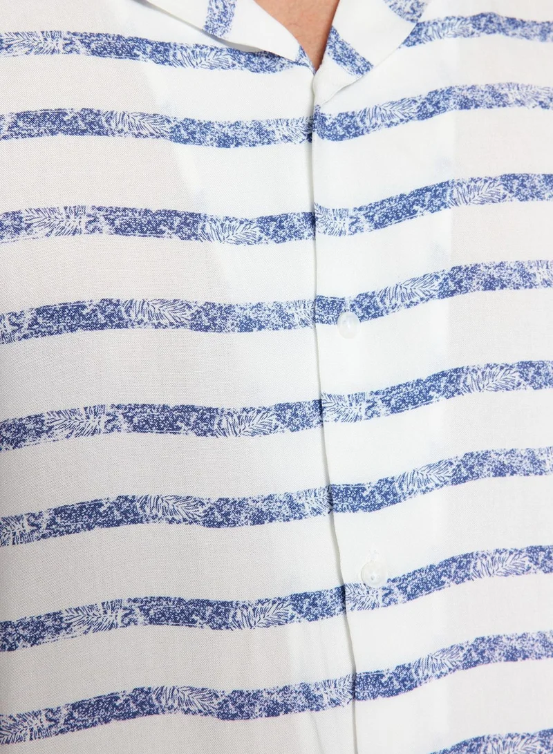 trendyol Horizontal Stripe Regular Fit Shirt