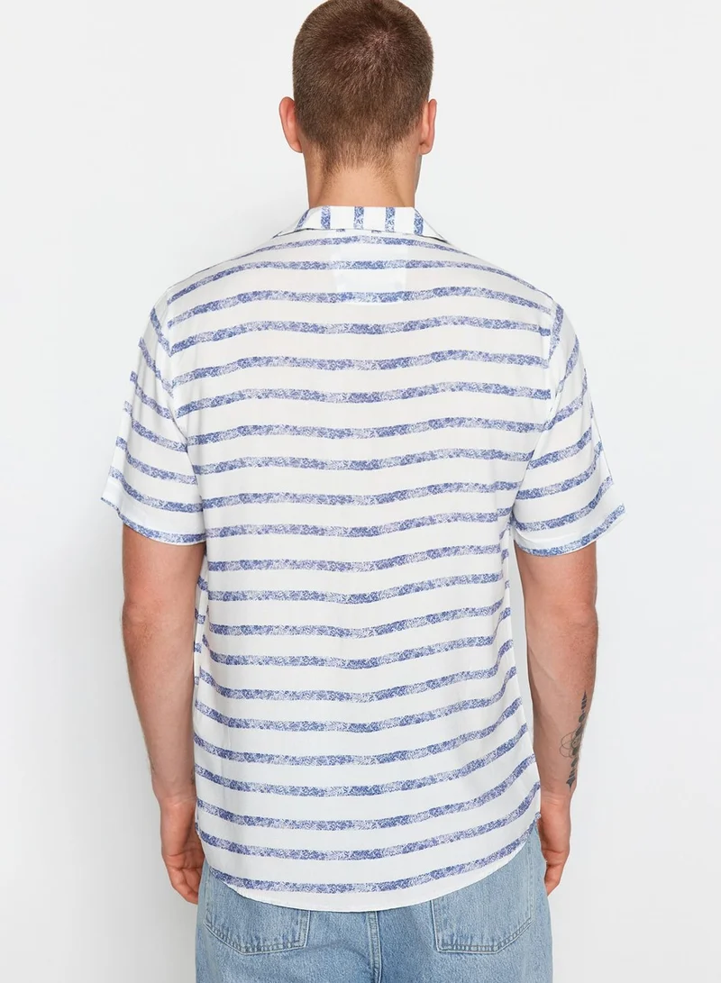 trendyol Horizontal Stripe Regular Fit Shirt