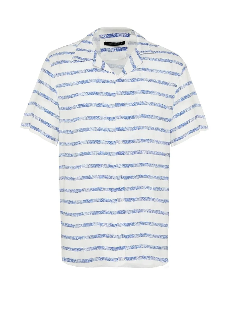 trendyol Horizontal Stripe Regular Fit Shirt