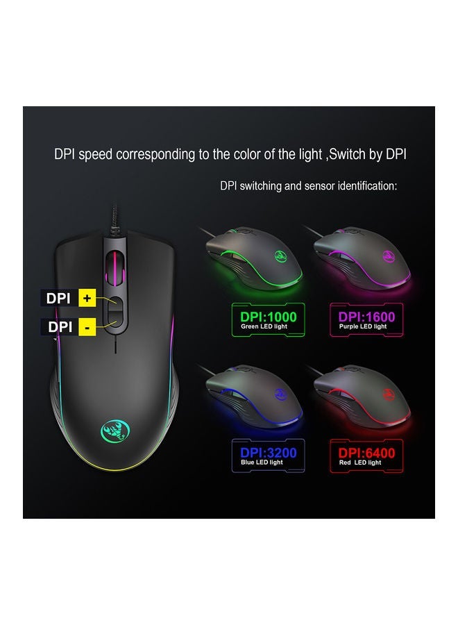 NIBEMINENT A867 Wired RGB Gaming Keyboard And Mouse Combo  - Image 4
