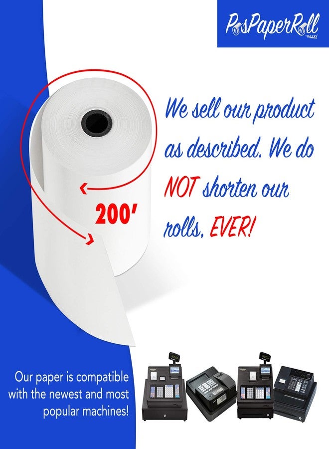 ROLLXY 2 1/4" x 200' Thermal Paper Rolls for Veeder Root TLS350 TM2 TM3 Towa/TCA/Konic - Image 4