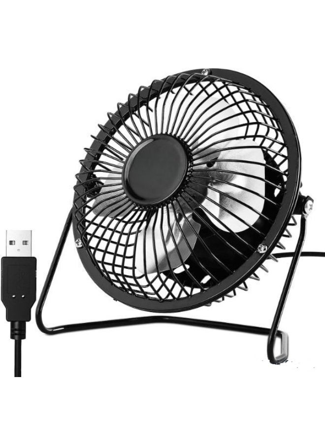 Generic Mini USB Cooling Fan – 360° Rotatable, Portable Desk Fan with USB Power for Home or Office  - Image 4