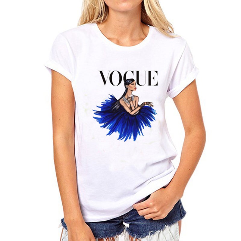 [Day hair] cross-border printing sexy T-shirt 3D big chest supply T-shirt short sleeve women's wear - Image 1