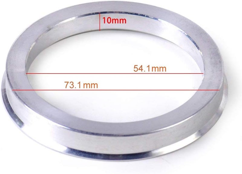 ZHTEAPR 4pc Aluminium Wheel Hub Centric Rings - Image 5
