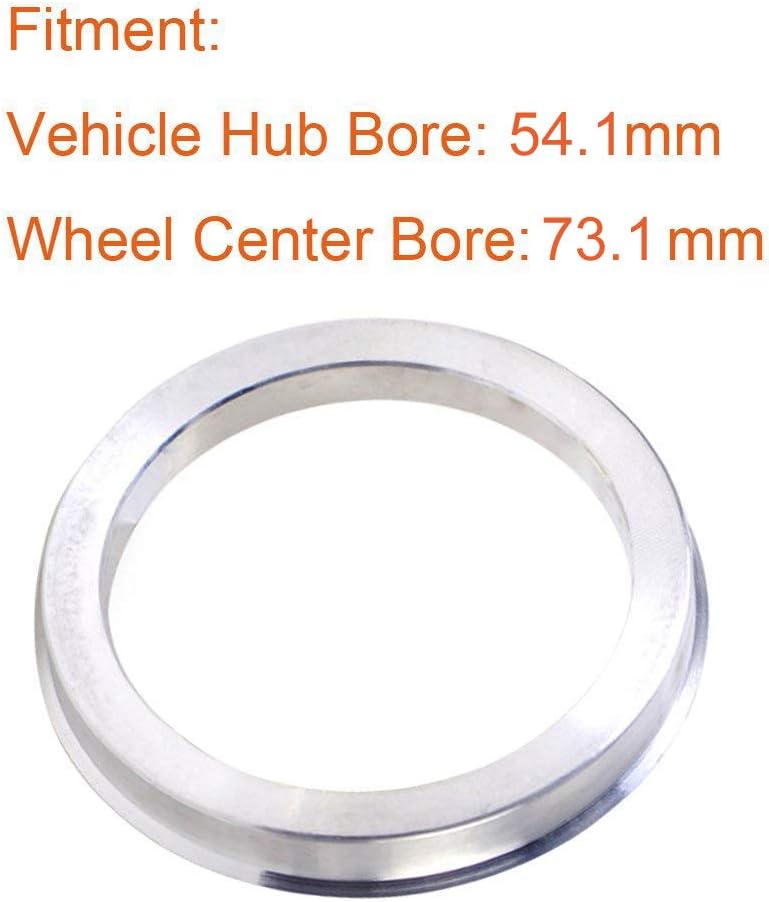 ZHTEAPR 4pc Aluminium Wheel Hub Centric Rings - Image 4