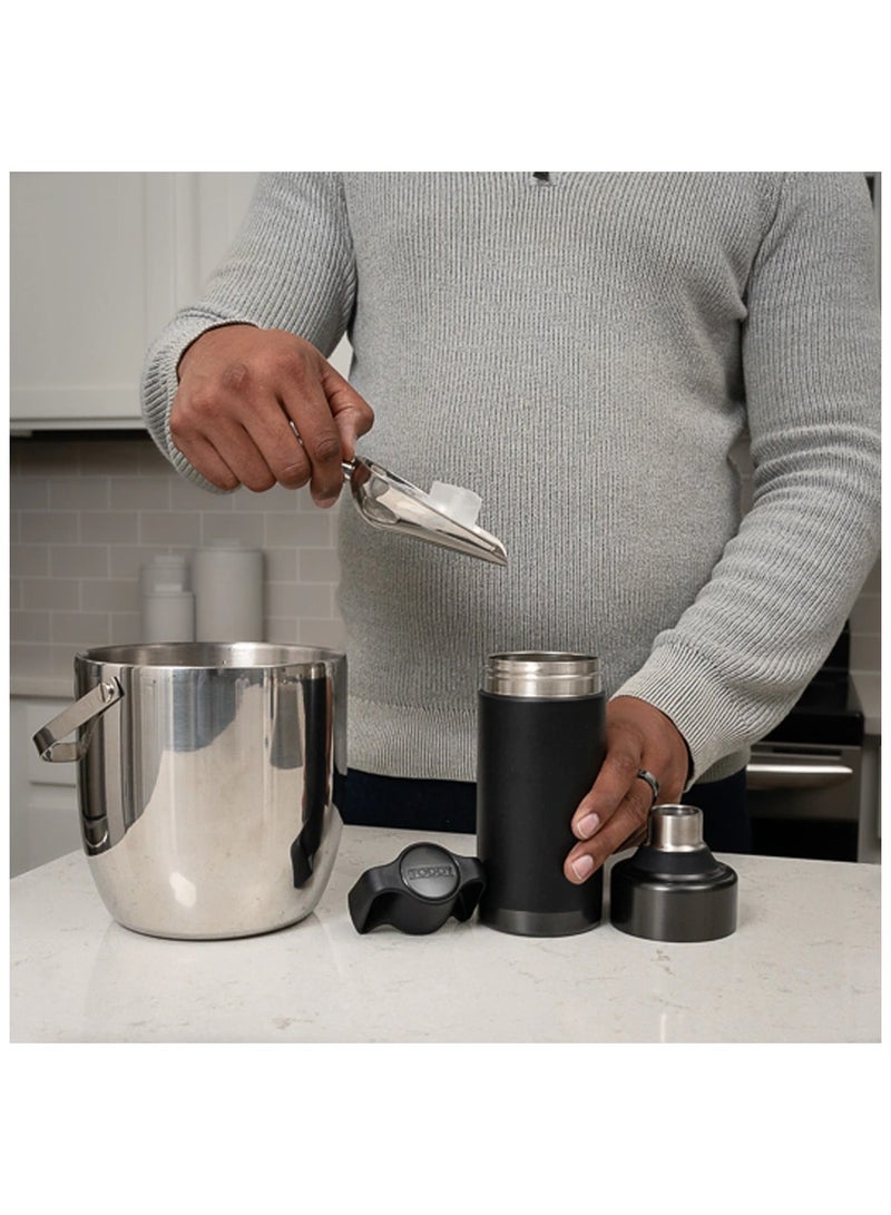 تودي ماكينة صنع القهوة والشاي الباردة من Go Brewer-Travel I ذات جدران مزدوجة ومعزولة بالفراغ، محمولة 25 أونصة، أسود - Image 3