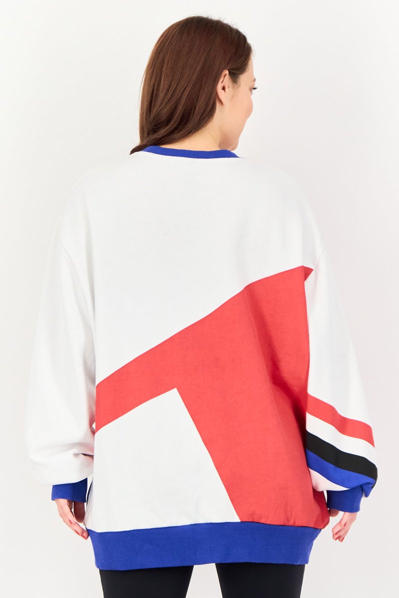 Ellesse Women Sportswear Fit Long Sleeve Outdoor Sweatshirt, Multicolor - Image 3