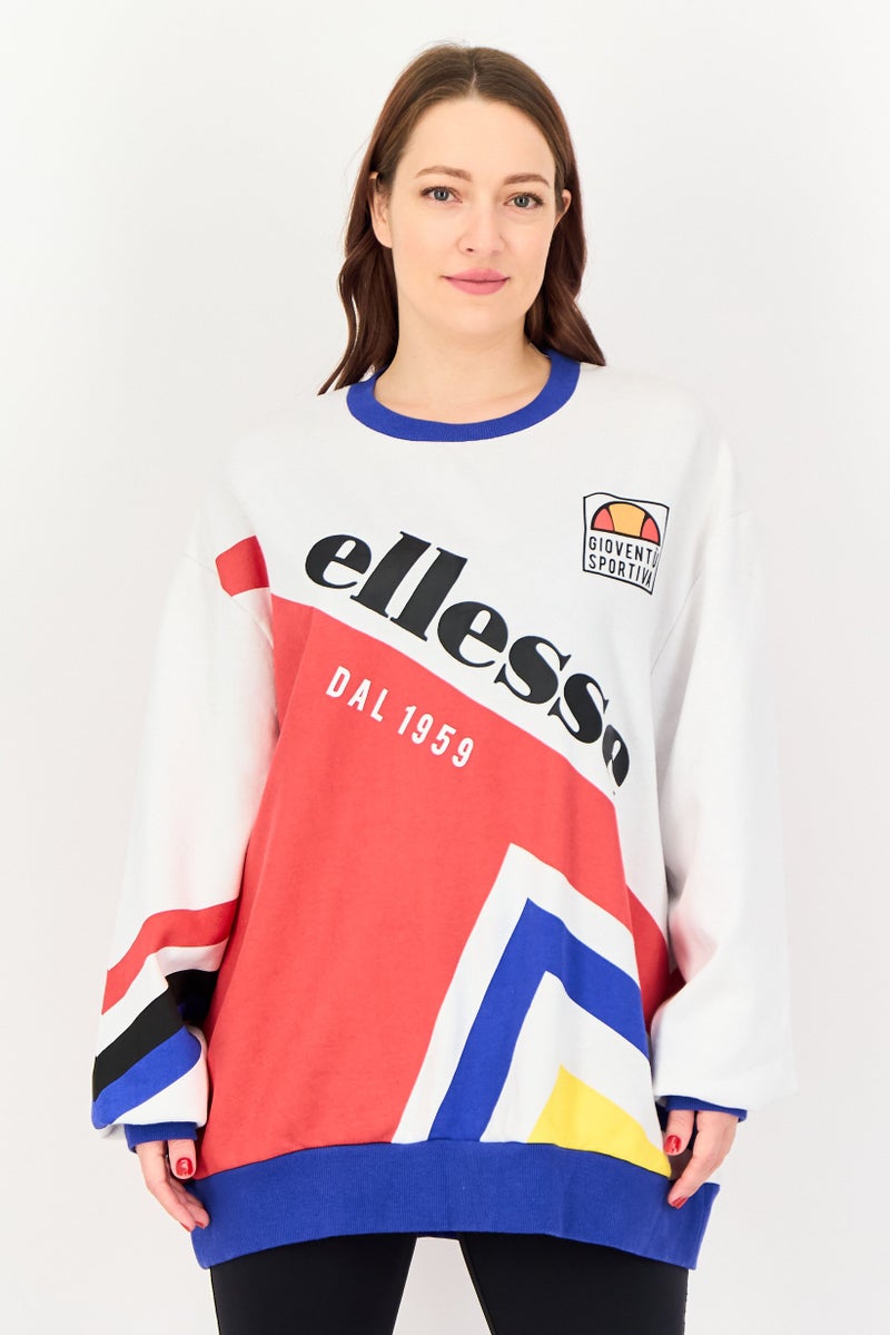 Ellesse Women Sportswear Fit Long Sleeve Outdoor Sweatshirt, Multicolor - Image 1
